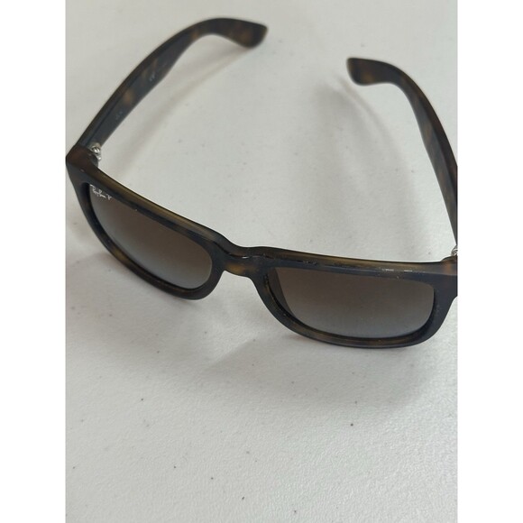 Ray Ban RB4165 Justin Sunglasses Tortoise w/ Gradient Brown - Case Included - Picture 8 of 10